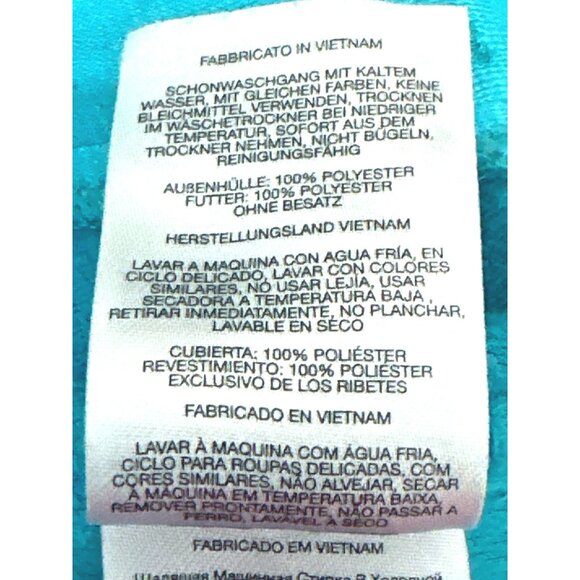 Columbia Juniors Womens Fleece Jacket Size S Full Zip Turquoise - Picture 7 of 9